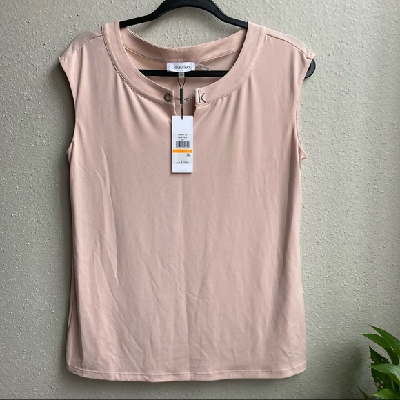 Calvin Klein|Light Blush Pink Blouse|Size S - Picture 1 of 7